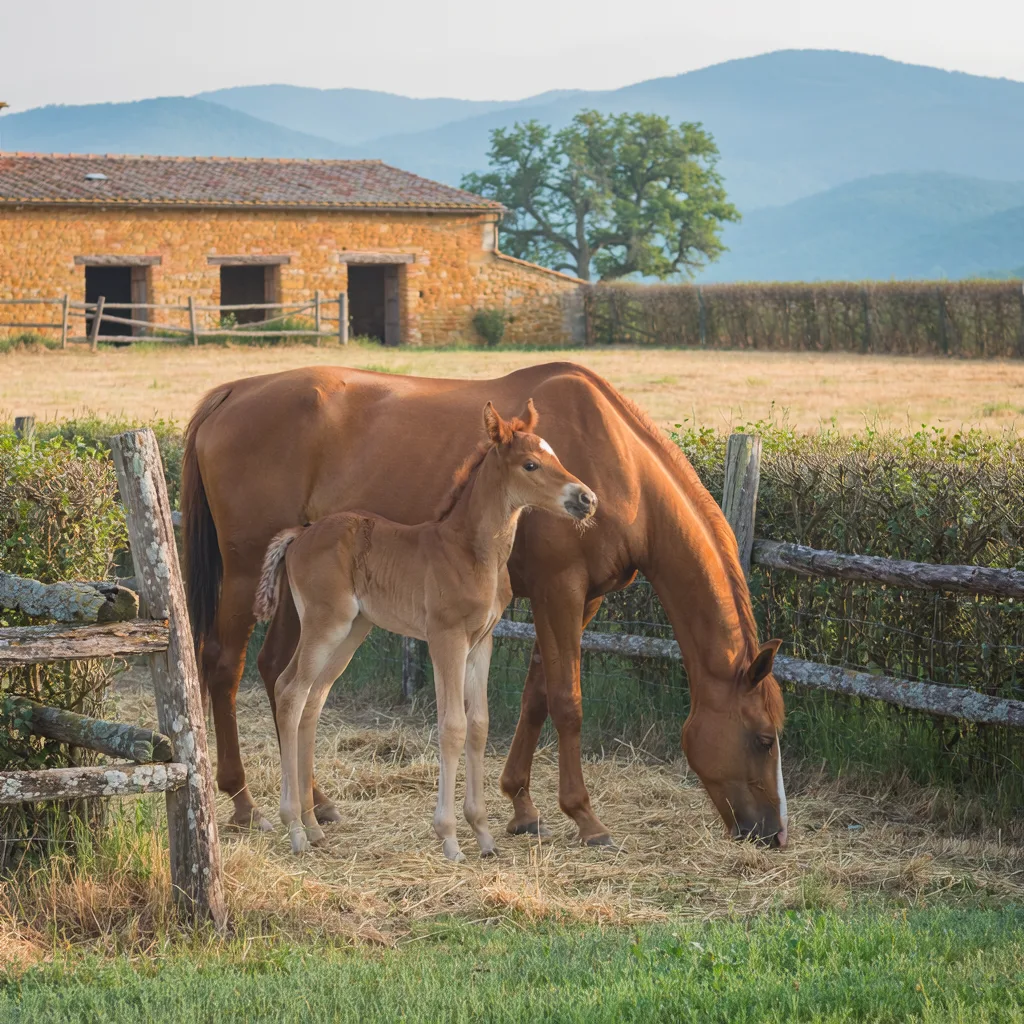 Élevage de chevaux, Élevage d'Orquy, Montracol
