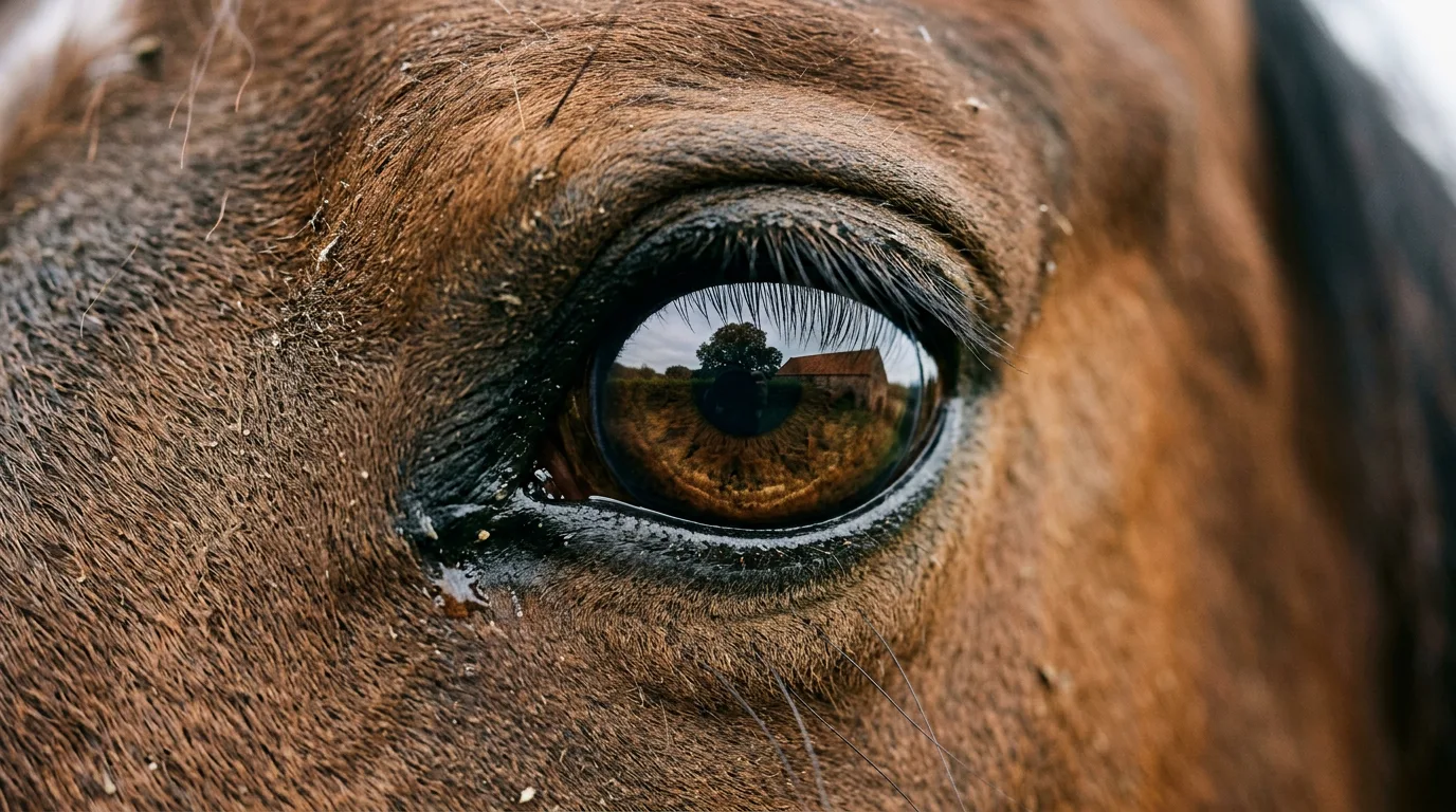 Un regard de cheval, Élevage d'Orquy, Montracol